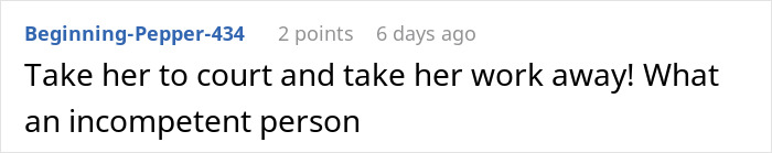 Comment on a forum post about a makeup artist pretending to be sick on a woman&rsquo;s wedding day for easy money.