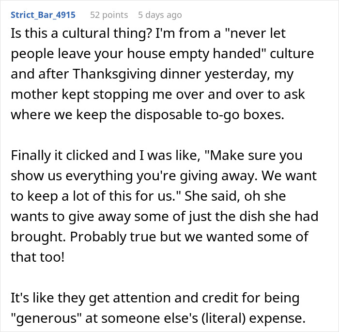 Couple hosts expensive Thanksgiving dinner, plans to enjoy leftovers but finds them all gone unexpectedly. Couple hosts expensive Thanksgiving dinner, plans to enjoy leftovers but finds them all gone unexpectedly.