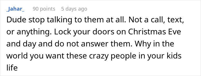 Comment advising to avoid communication with MIL after premature birth dispute, highlighting family conflict and disbelief. Comment advising to avoid communication with MIL after premature birth dispute, highlighting family conflict and disbelief.