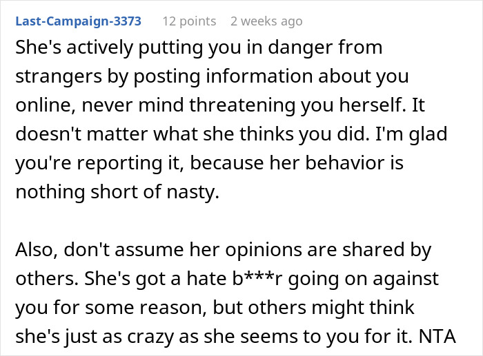 Screenshot of a social media comment discussing a woman putting coworker on blast and workplace consequences. Screenshot of a social media comment discussing a woman putting coworker on blast and workplace consequences.