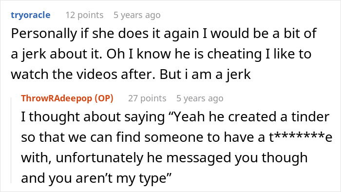 Alt text: Woman receives proof of husband cheating and discovers how extreme ex-girlfriends can become in emotional situations.