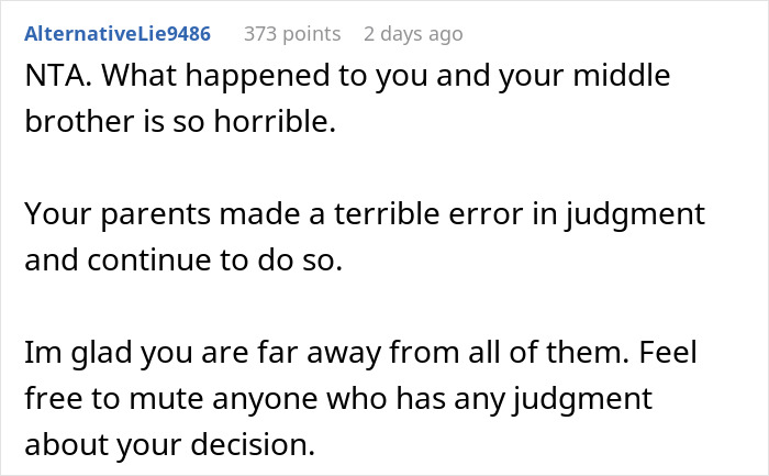 Screenshot of a text post discussing a woman conceived as spare parts for her brother saying no after a lifetime of sacrifice. Screenshot of a text post discussing a woman conceived as spare parts for her brother saying no after a lifetime of sacrifice.