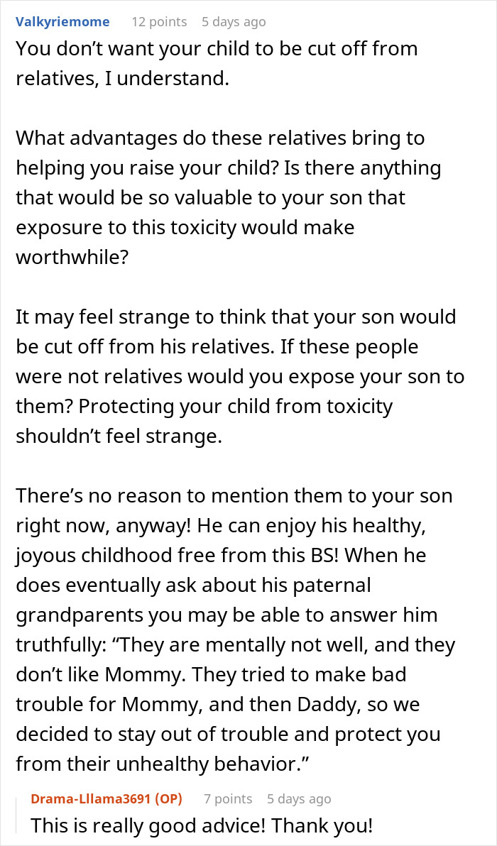 Commenter advises protecting child from toxic relatives amid MIL conflicts after premature birth and disbelief in family issues. Commenter advises protecting child from toxic relatives amid MIL conflicts after premature birth and disbelief in family issues.