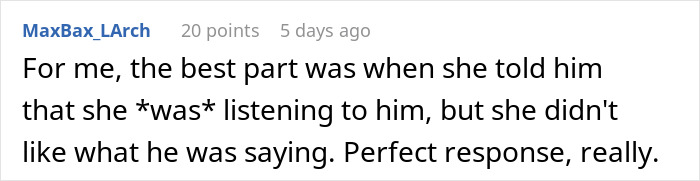 Screenshot of a forum comment discussing a guy mocking his girlfriend for playing video games to unwind as not ladylike.