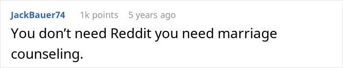 Reddit comment suggesting marriage counseling after couple&rsquo;s first free Saturday turns sour as hubby chooses his best mate over wife.