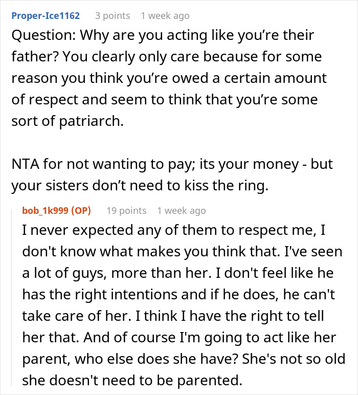 Screenshot of a forum discussing a financially unstable woman rushing into marriage and reacting after a reality check.