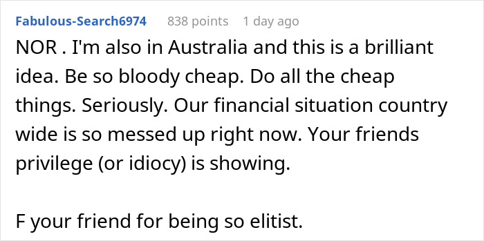 Screenshot of a Reddit comment criticizing a friend&rsquo;s behavior, relating to cutting contact after true colors showed.