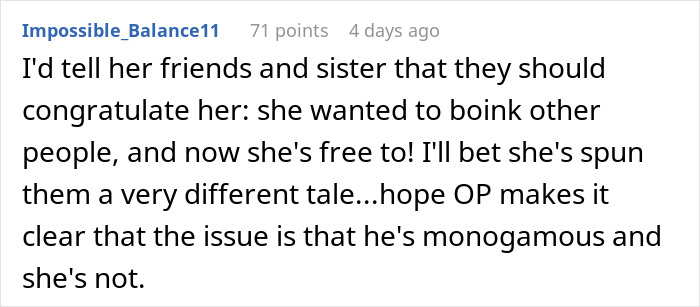 Screenshot of an online comment discussing a fianc&eacute;e&rsquo;s unexpected request causing the man to rethink their wedding plans.