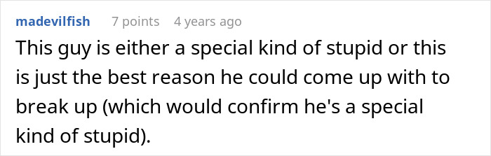 Screenshot of a Reddit comment mocking a breakup involving cheating and astrology, referencing Cancer zodiac traits.