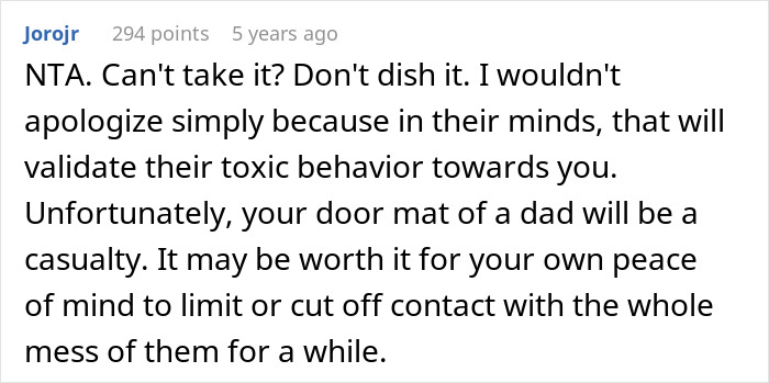 Screenshot of an online comment discussing a guy venting about closing his girlfriend&rsquo;s closet door and her public response.