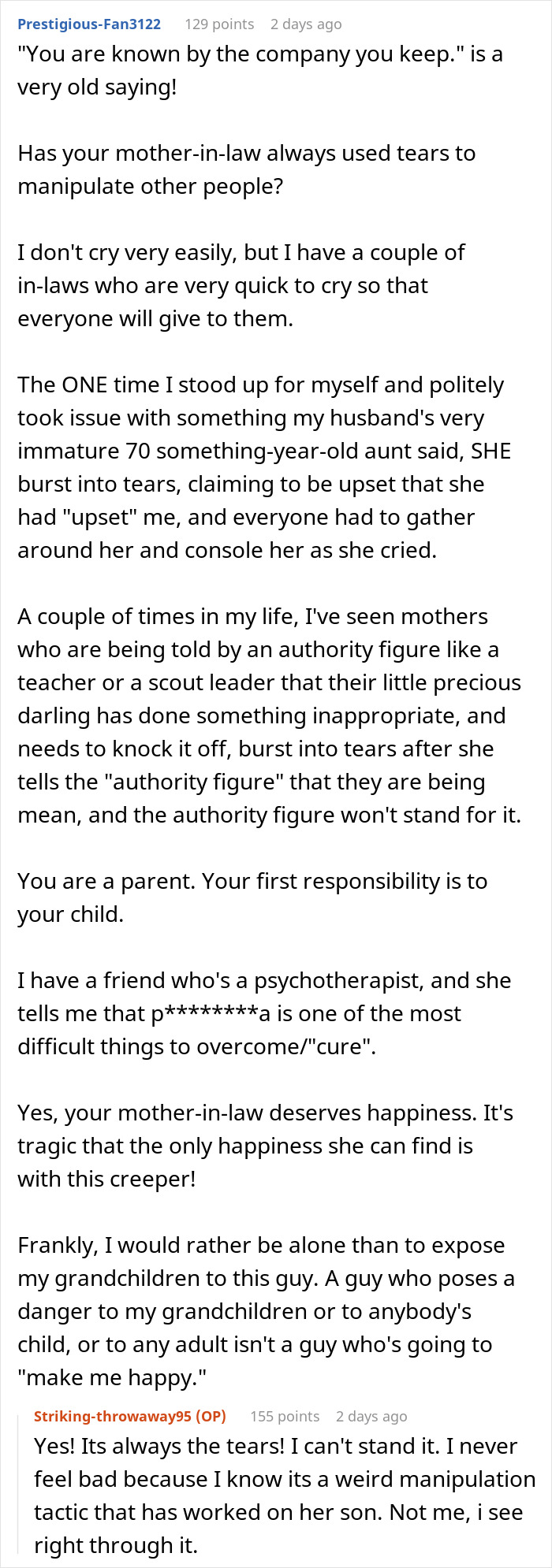 Woman bans mother-in-law&rsquo;s creepy husband from home as marriage starts falling apart due to family tension and fear