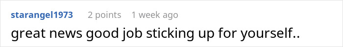Comment praising someone for standing up for themselves after a woman puts coworker on blast on social media. Comment praising someone for standing up for themselves after a woman puts coworker on blast on social media.