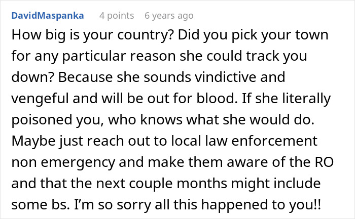 Comment about unhinged MIL losing her job after revengeful DIL discovers her promotion consideration, warning about vindictiveness.