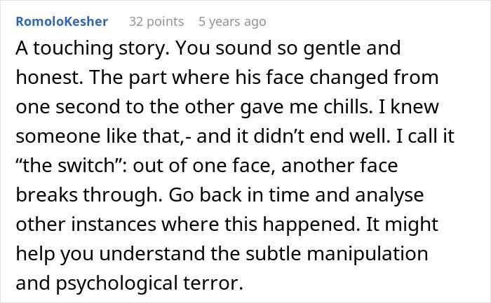 Comment discussing a woman&rsquo;s story about how her marriage fell apart soon after her husband ruined their wedding.