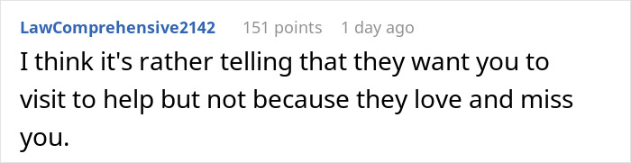 Reddit comment about exhausted teen and autistic siblings: user says visits feel like obligation, not love Reddit comment about exhausted teen and autistic siblings: user says visits feel like obligation, not love