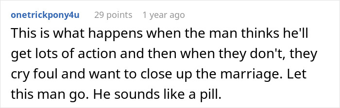Screenshot of a Reddit comment discussing a man struggling with an open marriage, feeling insecure and overwhelmed. Screenshot of a Reddit comment discussing a man struggling with an open marriage, feeling insecure and overwhelmed.