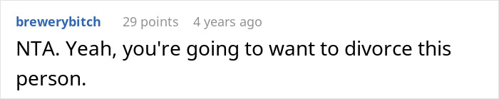Screenshot of a Reddit comment discussing a man who records wife’s private therapy sessions out of concern, wife furious about it.