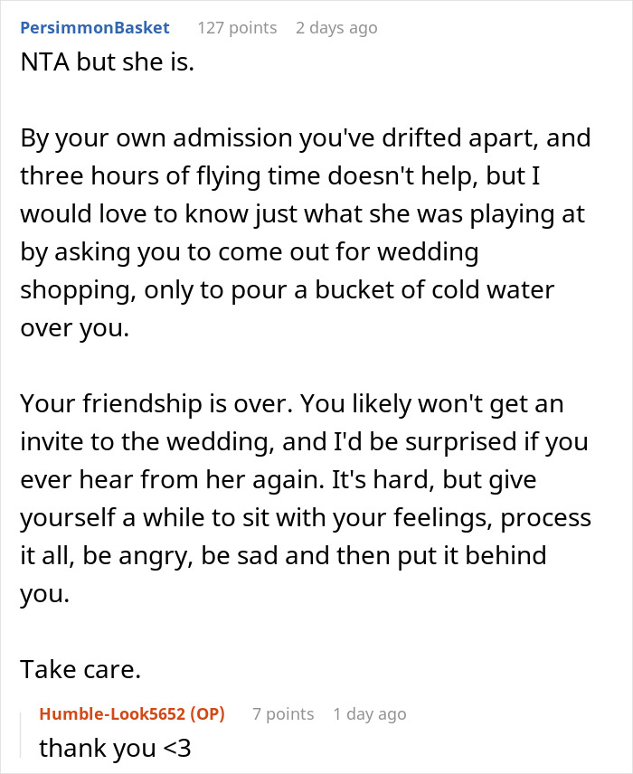 Wedding dress shopping trip turns emotional as painful friendship wake-up call unfolds during the night and morning. Wedding dress shopping trip turns emotional as painful friendship wake-up call unfolds during the night and morning.