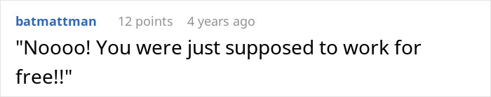 Text post showing a comment about a manager forcing coffee shop worker to follow rules with a backfire the next day.