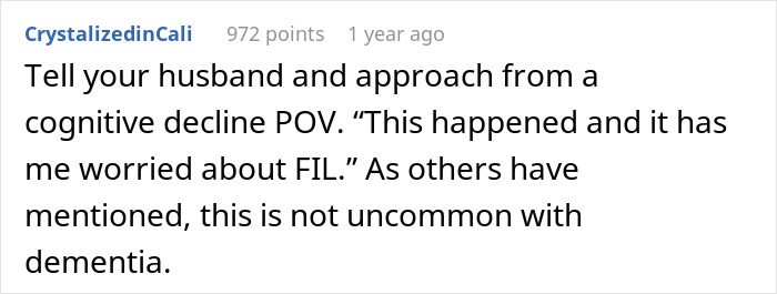 Comment discussing concern about FIL&rsquo;s unexpected love confession linked to cognitive decline and dementia awareness.