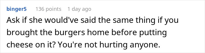 Reddit comment discussing a friend showing true colors at McDonald&rsquo;s drive thru leading to cut contact.