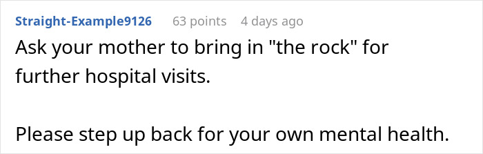 Mother looking at flowers from son while daughter watches unnoticed, highlighting daughter&rsquo;s efforts and family dynamics.