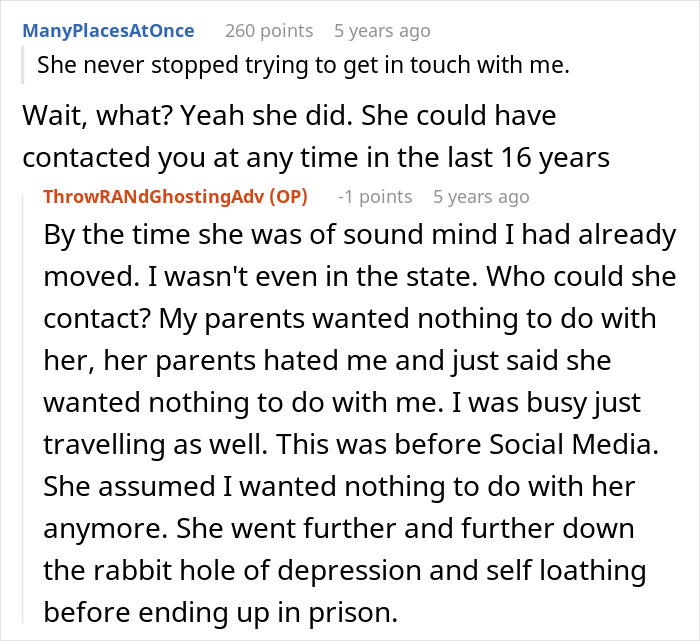 Man left without closure after fiancé disappears, shares story of hearing from her 16 years later in an online discussion.