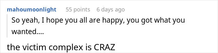 Screenshot of an online comment thread showing a user upset in the bf-upset-gf-obsessed-couple discussion.