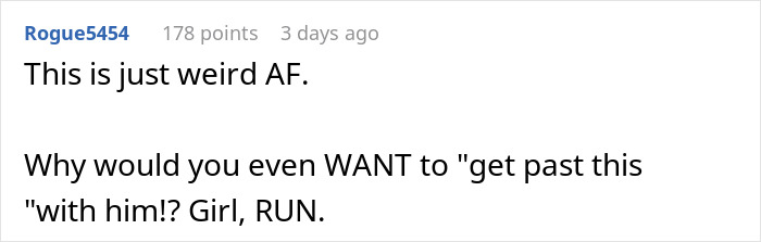 Reddit user commenting on relationship advice after boyfriend calls police over novel&rsquo;s contents, seeking internet input.