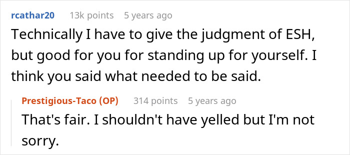 Reddit thread showing a user venting about his girlfriend wanting him to close her closet door and a public clap back.