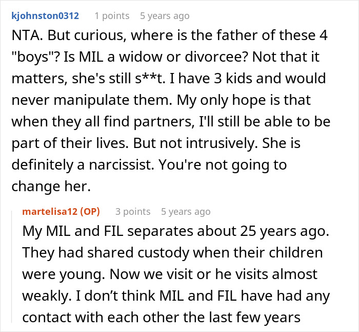 Online conversation showing women pretending not to know mother-in-law’s surprise visit to ruin the plan. Online conversation showing women pretending not to know mother-in-law’s surprise visit to ruin the plan.