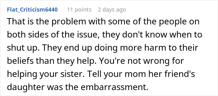 Text message conversation about a mom friend&rsquo;s daughter causing embarrassment at a Christmas dinner.