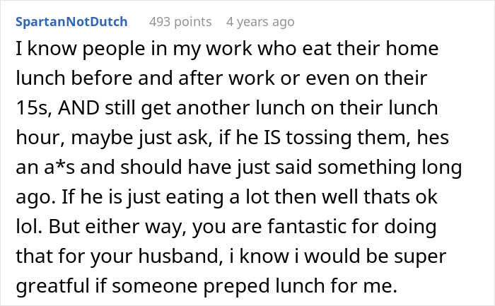 Woman upset at boyfriend throwing away cooked lunches she prepared, showing frustration and disappointment.