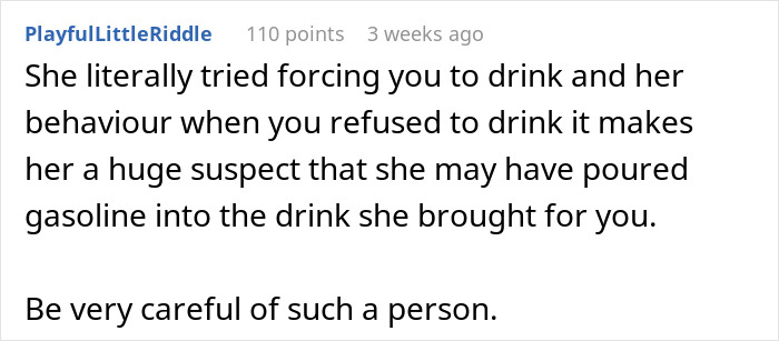 Woman Smells Gas In A Drink Her Friend Gives Her, Ends Up With A Restraining Order Against Her Woman Smells Gas In A Drink Her Friend Gives Her, Ends Up With A Restraining Order Against Her