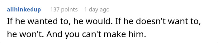 Reddit comment about relationship patterns, expressing frustration with men&rsquo;s behavior in relationships from a single woman&rsquo;s view.