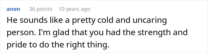 Screenshot of an anonymous comment discussing a man losing his girlfriend over a girl at work he's attracted to.