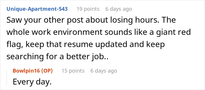 Red flag work environment described in a comment where a coworker refuses to fix mistakes and passes the call back angrily. Red flag work environment described in a comment where a coworker refuses to fix mistakes and passes the call back angrily.