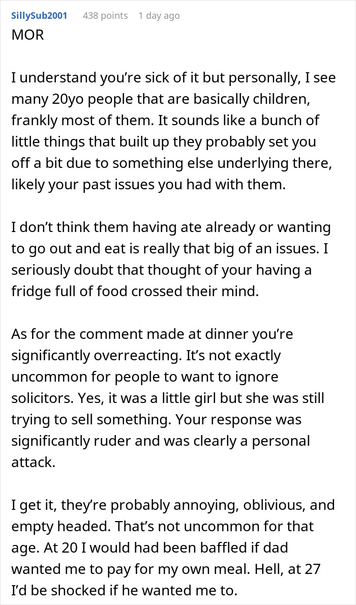 Holiday Visit Turns Sour After Boyfriend’s Son’s GF Makes Shockingly Cruel Comment At Lunch Holiday Visit Turns Sour After Boyfriend’s Son’s GF Makes Shockingly Cruel Comment At Lunch