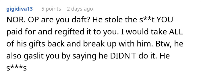 Woman confused about Christmas gifts from boyfriend holding missing items with a puzzled expression indoors