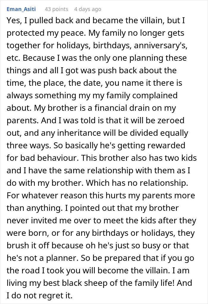 Woman doesn&rsquo;t see how much daughter is doing, blinded by flowers from son, creating family tension and emotional challenges.