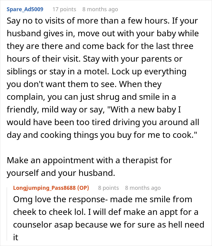 Online advice on handling a husband who won&rsquo;t stand up to his mother and wife considers walking away.