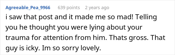 Screenshot of an online comment reacting to a guy venting about his girlfriend wanting him to close her closet door.