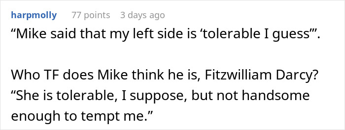 Screenshot of a social media post revealing secret texts of fianc&eacute; complaining about woman's appearance before wedding photos.