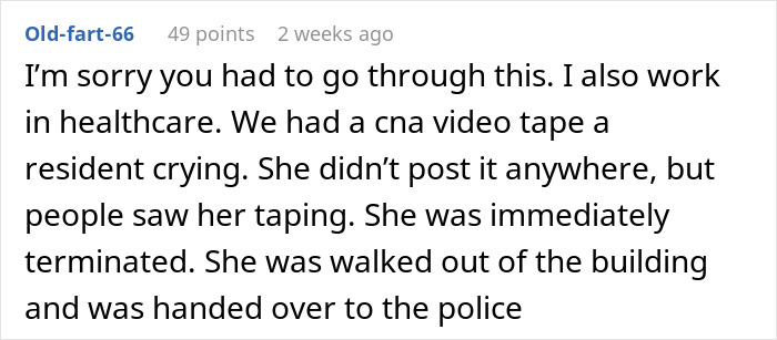 Comment on coworker recorded crying and was fired, relating to woman putting coworker on blast on social media. Comment on coworker recorded crying and was fired, relating to woman putting coworker on blast on social media.