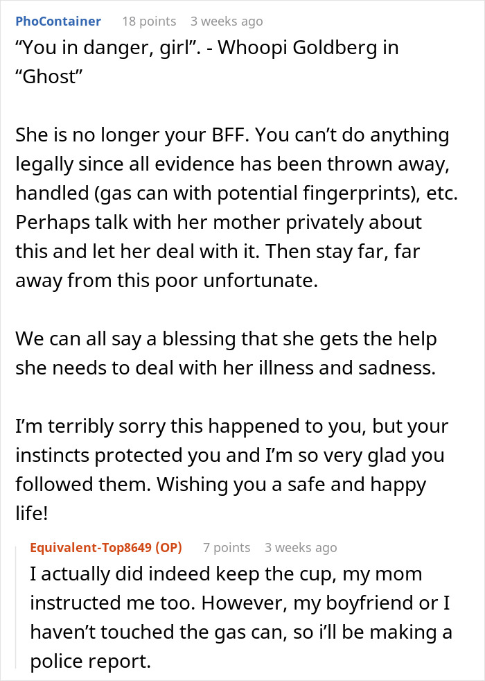 Woman Smells Gas In A Drink Her Friend Gives Her, Ends Up With A Restraining Order Against Her Woman Smells Gas In A Drink Her Friend Gives Her, Ends Up With A Restraining Order Against Her