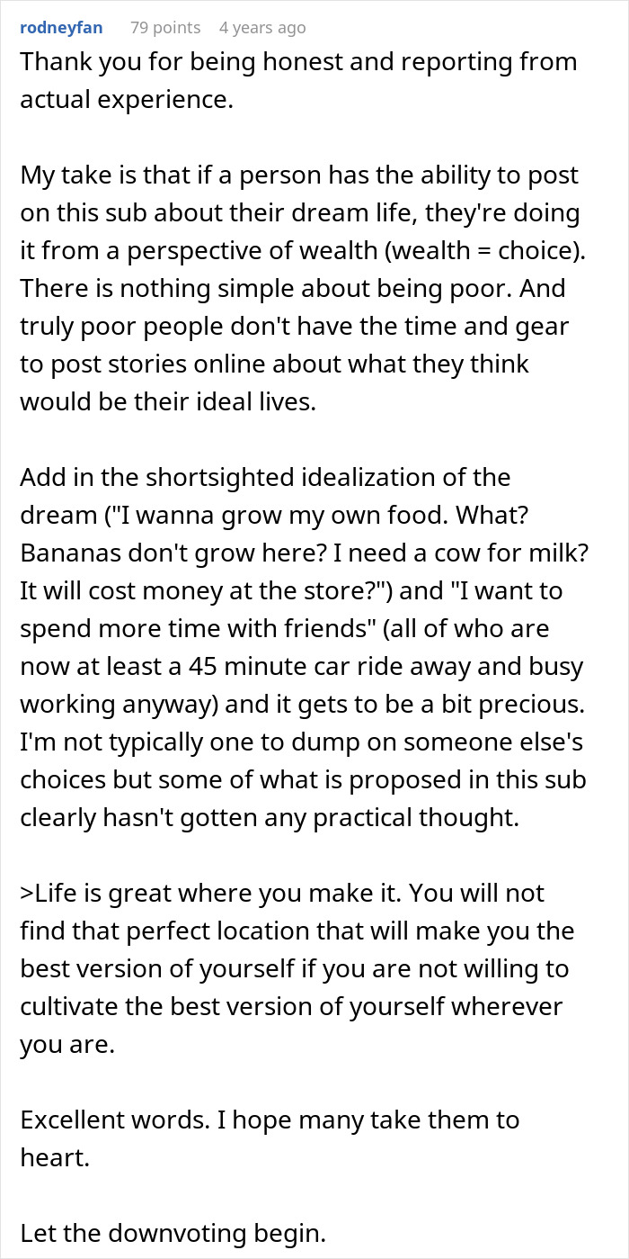 Online user shares disillusionment after moving to African country seeking a more simple lifestyle experience.