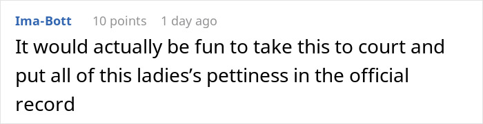 Comment discussing MIL&rsquo;s plan to make bride look ugly in wedding illustration backfiring after artist notices.