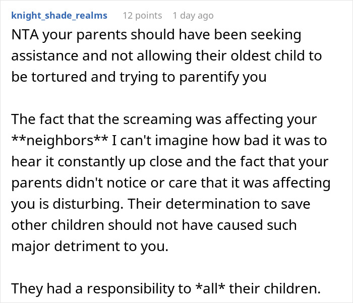 Reddit screenshot: exhausted teen describes autistic siblings' screaming, parents and CPS involvement Reddit screenshot: exhausted teen describes autistic siblings' screaming, parents and CPS involvement