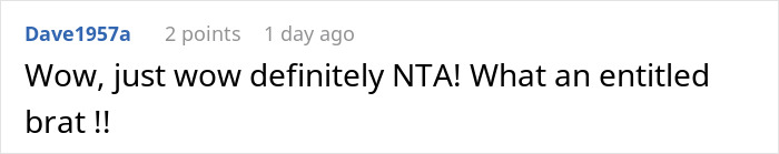 Screenshot of an online comment calling out a wife for treating her husband like an ATM machine with no shame.