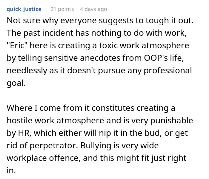 "He's Telling Everyone": Woman's New Job Is A Living Nightmare Thanks To A Terrible One-Night Stand